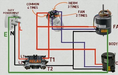 2 Prong Ac Capacitor Wiring Diagram